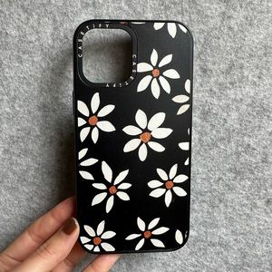 Casetify iPhone 12 Pro Max Case - Dark Flowers Impact